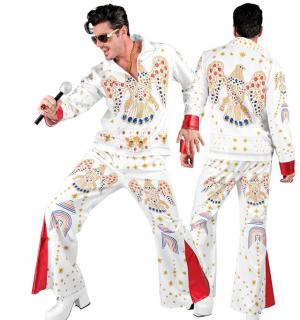 Déguisement Fast Costume Elvis roi du Rock'n Roll réaliste taille L