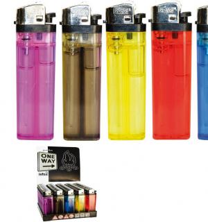 Briquet transparent couleur