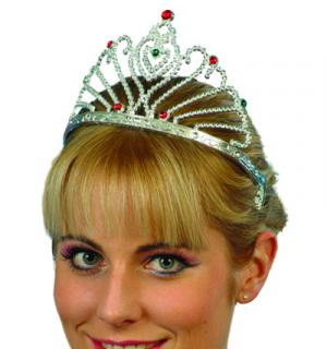 Diadème princesse avec pierres argent