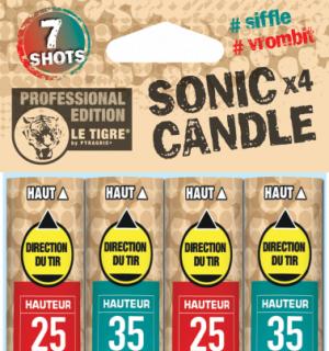 Chandelle romaine Sonic calibre 20mm 7 coups
