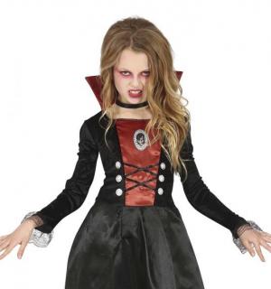 Vampiresse gothique taille 3/4 ans