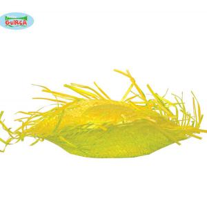 Chapeau hawai jaune