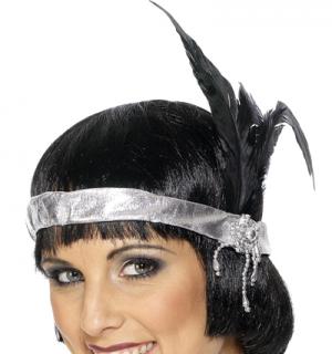 Bandeau charleston argent