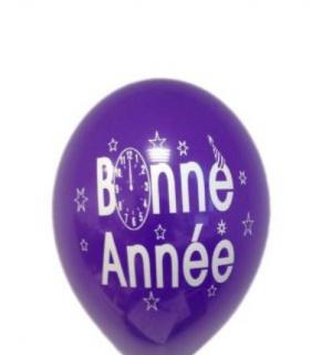 10 Ballons bonne année