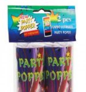 Lot de 2 party popper