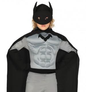 Batboy gris musclé taille 5/6 ans