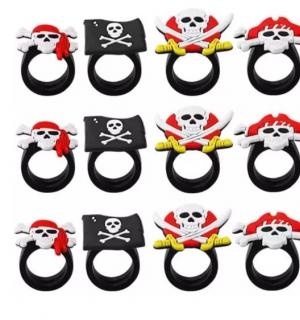 Bague de pirate en silicone