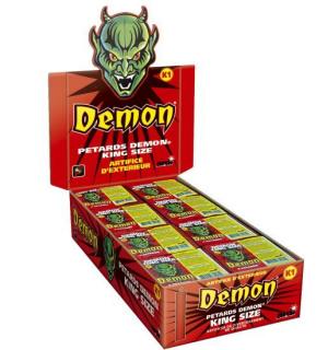 Boite 40 paquets de 6 pétards Demon King Size
