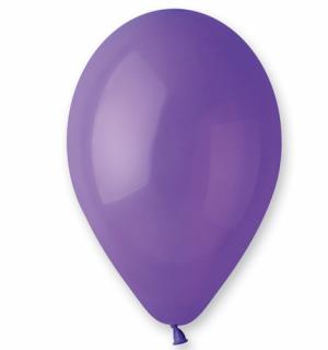50 ballons latex 25cm violet fabriqués en France