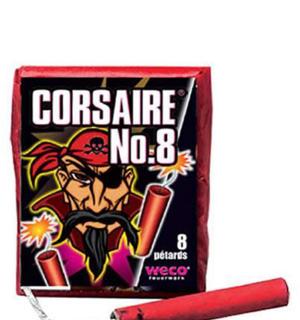 Boite de 1200 pétards corsaire N°8