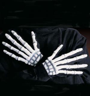 Gants squelette 3D adulte