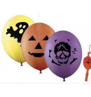 4 ballons géants Halloween 45cm