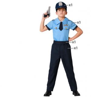 Policier américain taille 3/4 ans