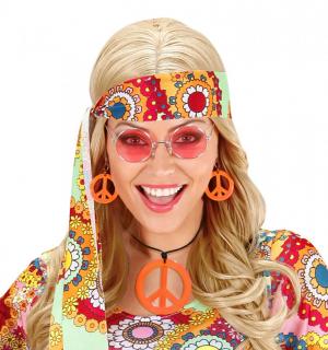 Set hippie fluo orange