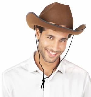 Chapeau adulte Cowboy marron