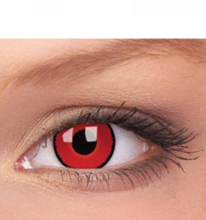 Paire de lentilles cosmétiques semaine RED ZOMBIE hebdomadaire