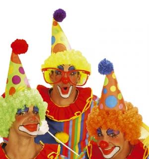 Chapeau clown avec pompom