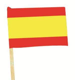 50 mini drapeaux espagne