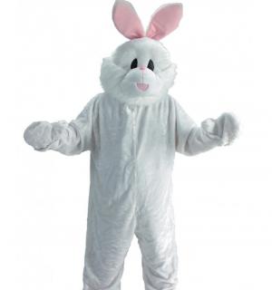 Mascotte Big Lapin blanc