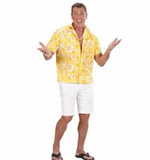 Chemise hawaienne jaune taille M/L