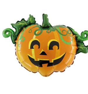 Ballon mylar citrouille 43cm