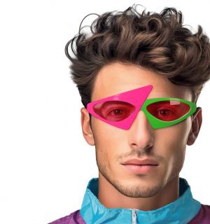 Lunettes années 80 triangulaires (N70)