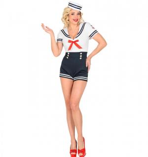 Combi short femme marin sexy taille S