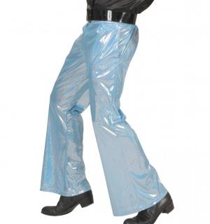 Pantalon disco holographique bleu taille M/L