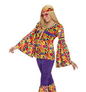 Hippie femme à fleurs taille M