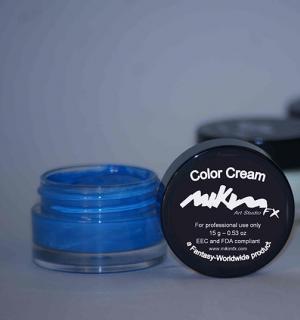 Fard crème Mikim Professionnel bleu roi F15