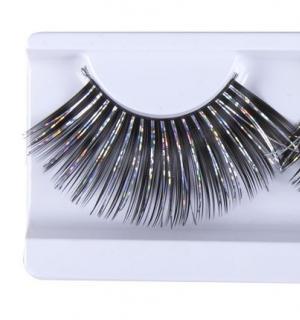 Faux cils noir / or ou argent