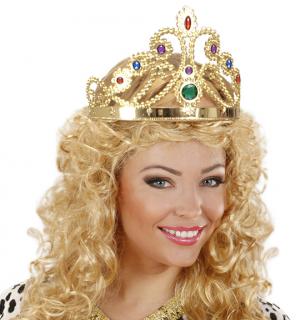 Couronne de reine dorée