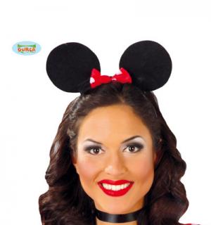 Serre tête oreilles de souris avec noeud