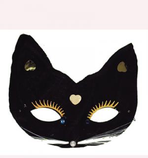 Loup chat adulte noir