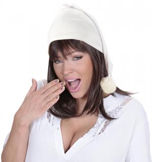 Bonnet de nuit blanc