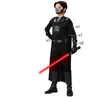 Homme sombre de l'espace taille 7/9 ans