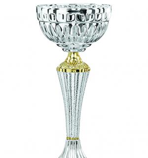 Coupe métal + socle marbre 20cm - 1821