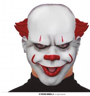 Masque de bouffon clown PVC