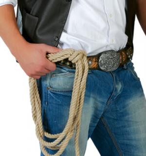 Corde western 2,40m avec noeud