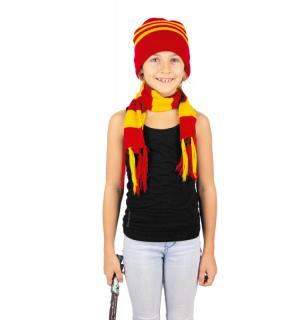 Bonnet et écharpe sorcier Harry Potter enfant