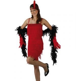Robe Charleston rouge taille M/L