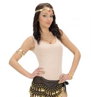 Ceinture pièces orientale noire