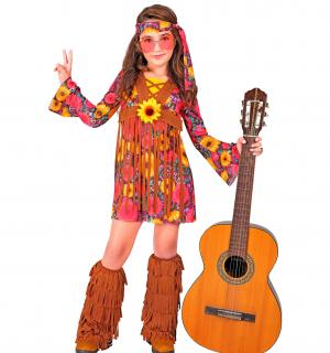 Robe hippie flower fille taille 5/7 ans