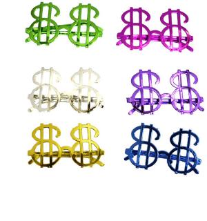 Lunettes dollar effet métallisé
