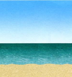 Décor plage ocean ciel