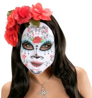 Demi masque jour des morts