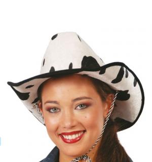 Chapeau cow boy vache
