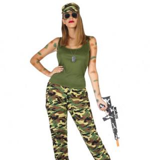 Tenue militaire soldat femme taille S