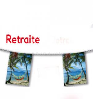 Guirlande joyeuse retraite