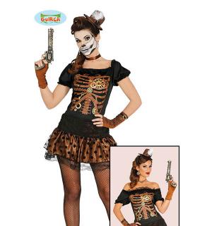 Robe Steampunk squelette taille M/L